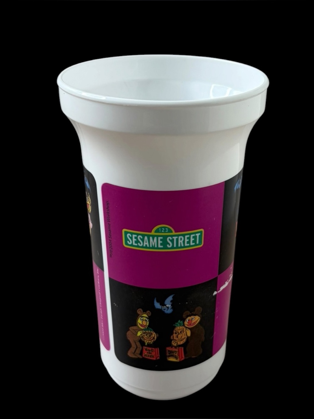 Vintage 2004 Sesame Street Halloween Plastic Promo Cup Mrs Fields Cookies Zoe